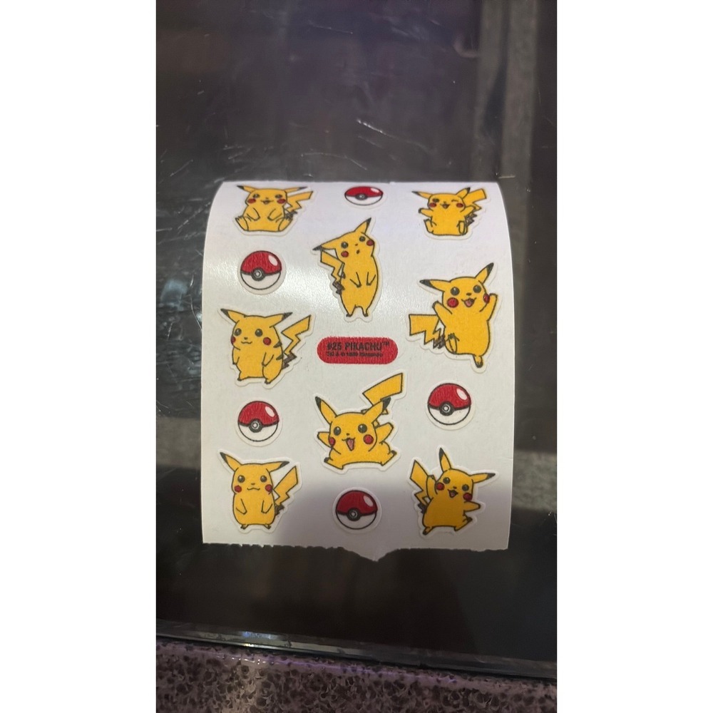 Vintage Pokemon sticker sheet‎